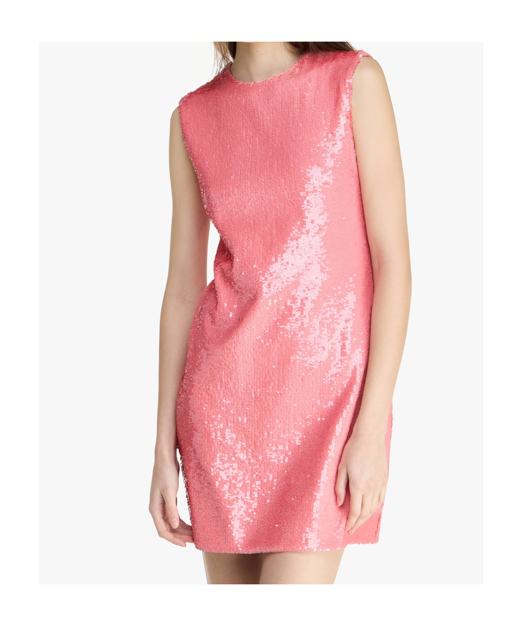 Jw Anderson Women Embellished Cotton Mini Dress In Pink