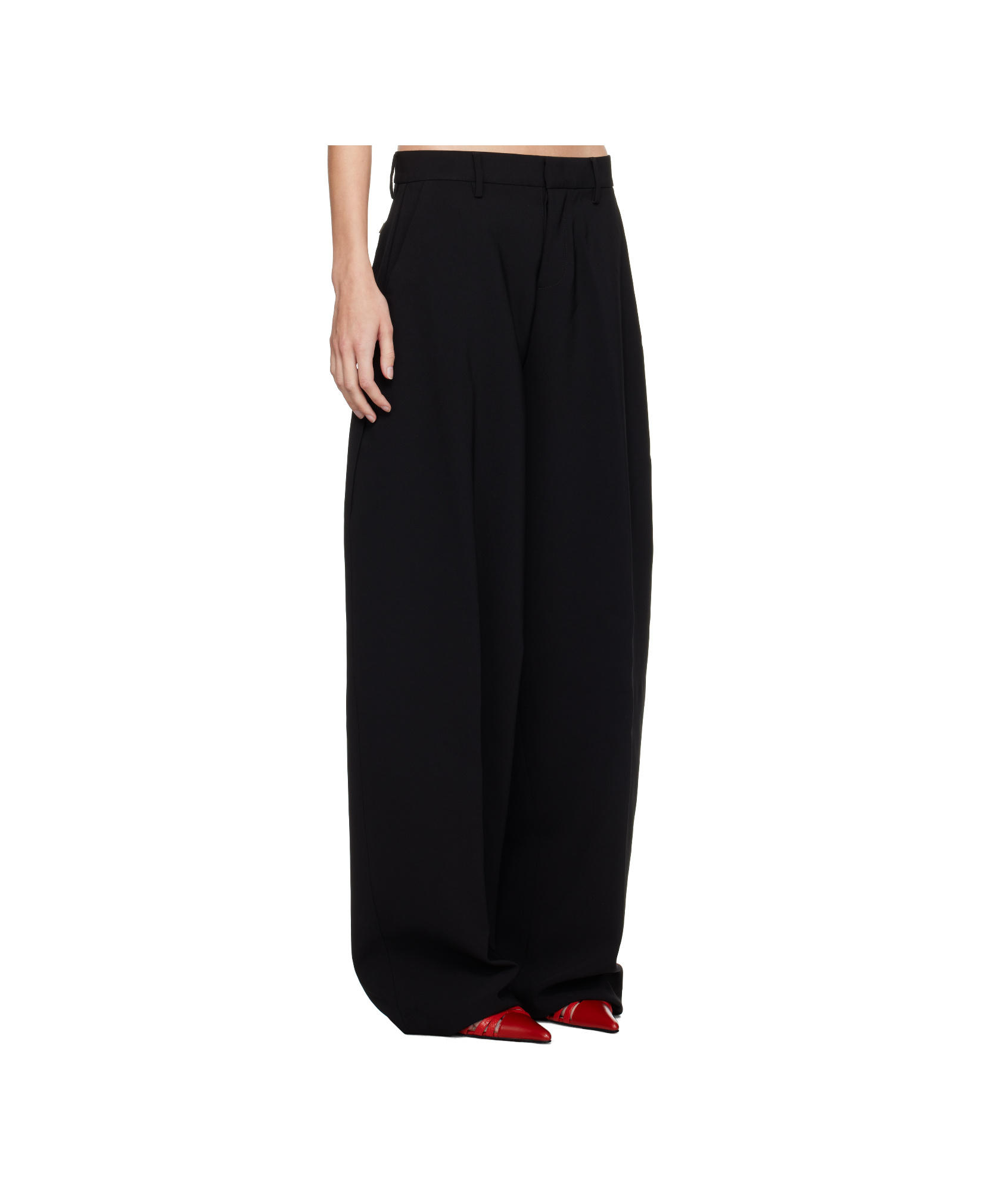 Dsquared2 Belt-loop Casual Pants In Black