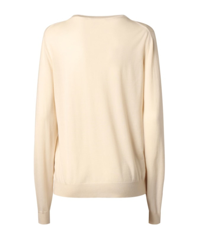 THE ROW ROUND-COLLAR AND LONG-SLEEVED SWEATER