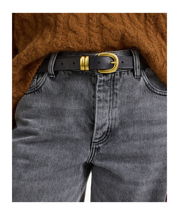 By Malene Birger Zoilo Belt In Black