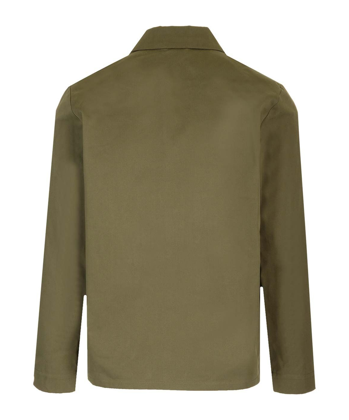 Apc A.p.c. Buttoned Oversized Shirt In Green