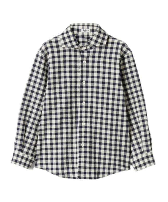 Il Gufo Plaid Shirt In Gray