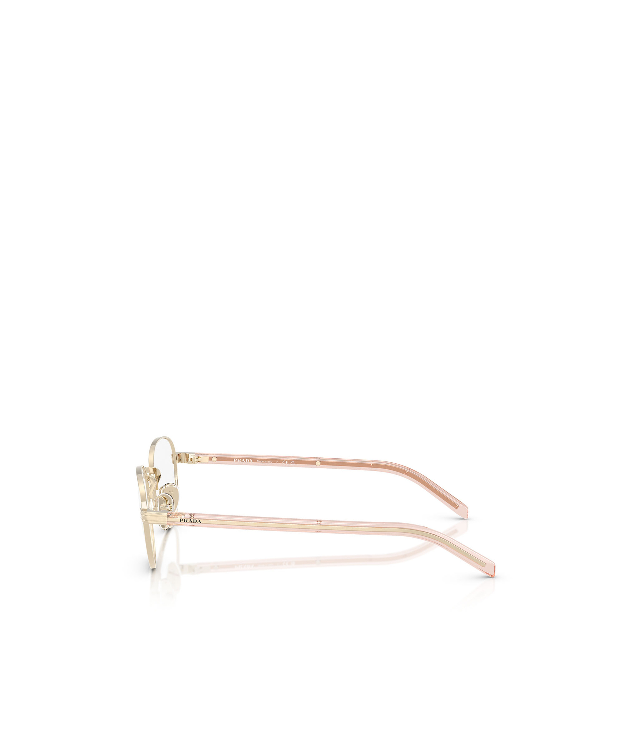 Prada Full-frame Flat Mirror In Nude