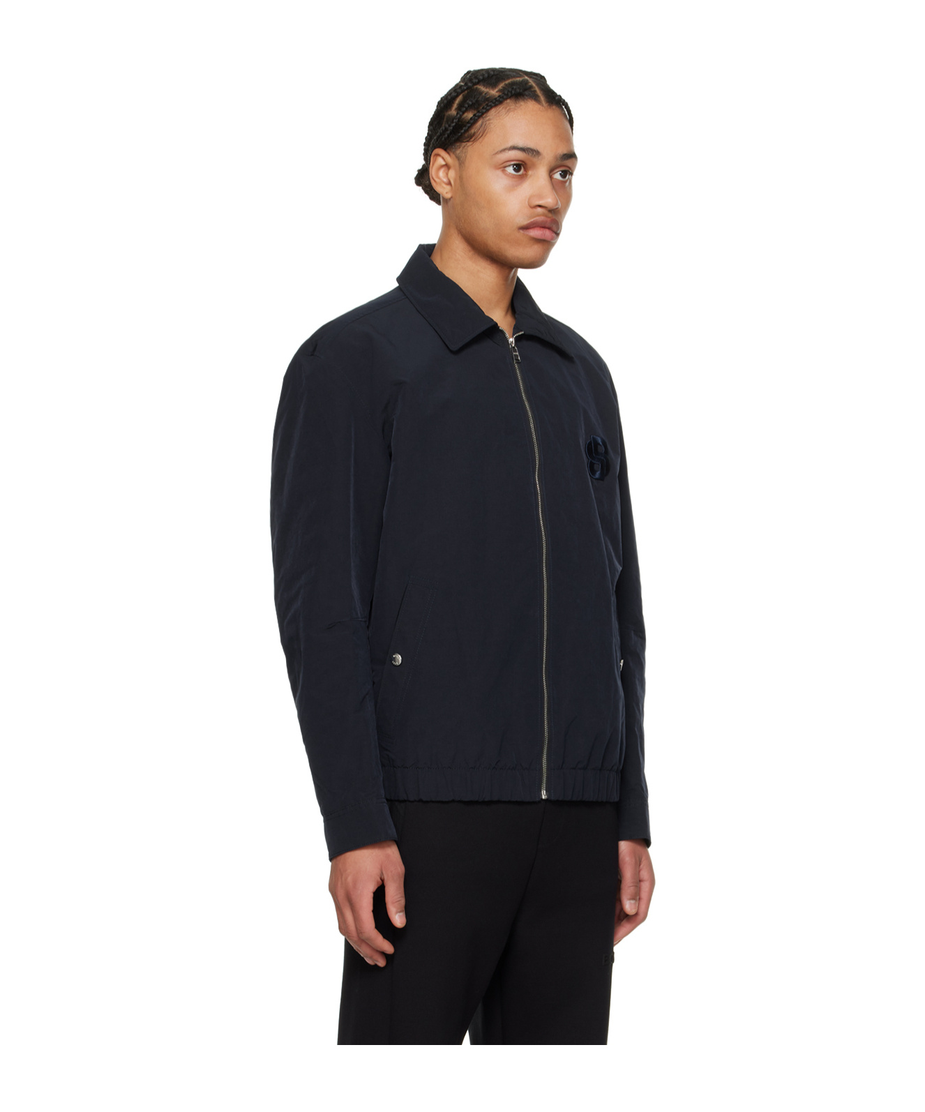 Hugo Boss Double Monogram Casual Jacket In Black