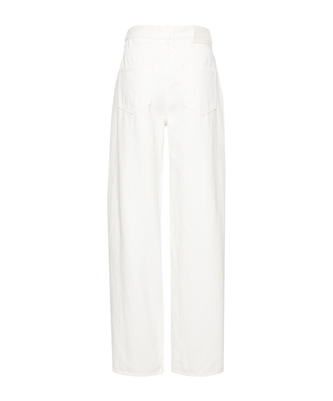 Loulou Studio Belt-loop Jeans In White
