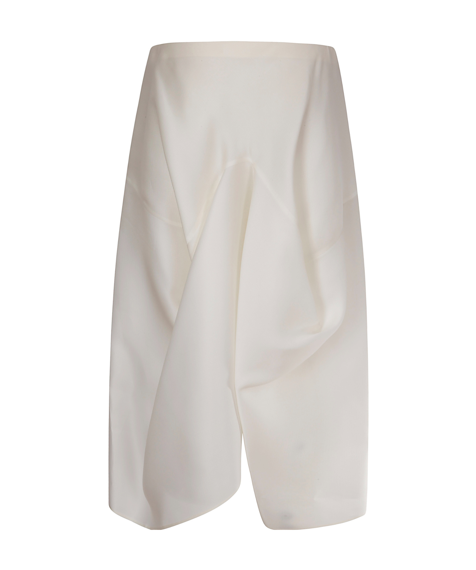 Shop Khaite Sawyer Midi Skirt In White