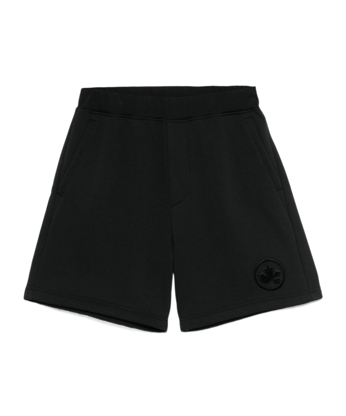Dsquared2 Flocked Logo Track Shorts In Black