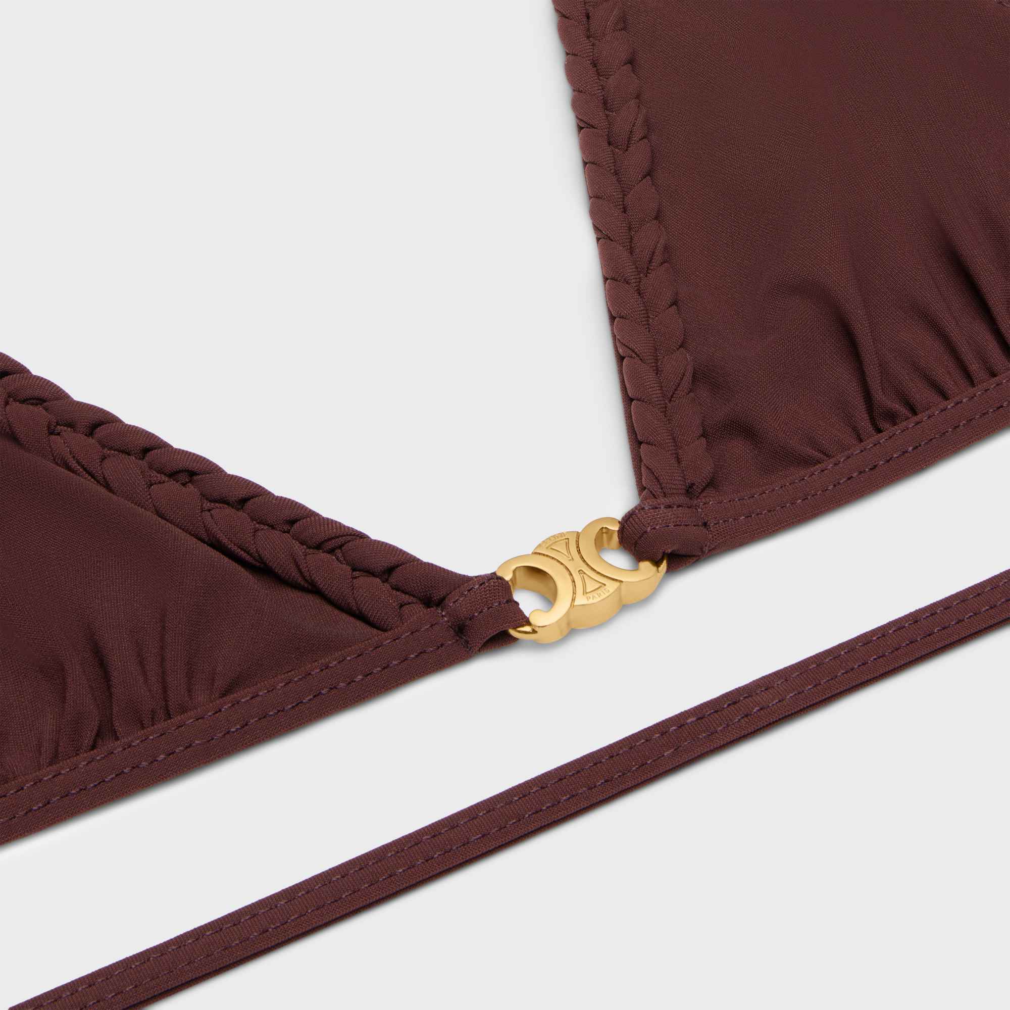 CELINE TRIOMPHE TRIANGLE TOP IN MATTE JERSEY