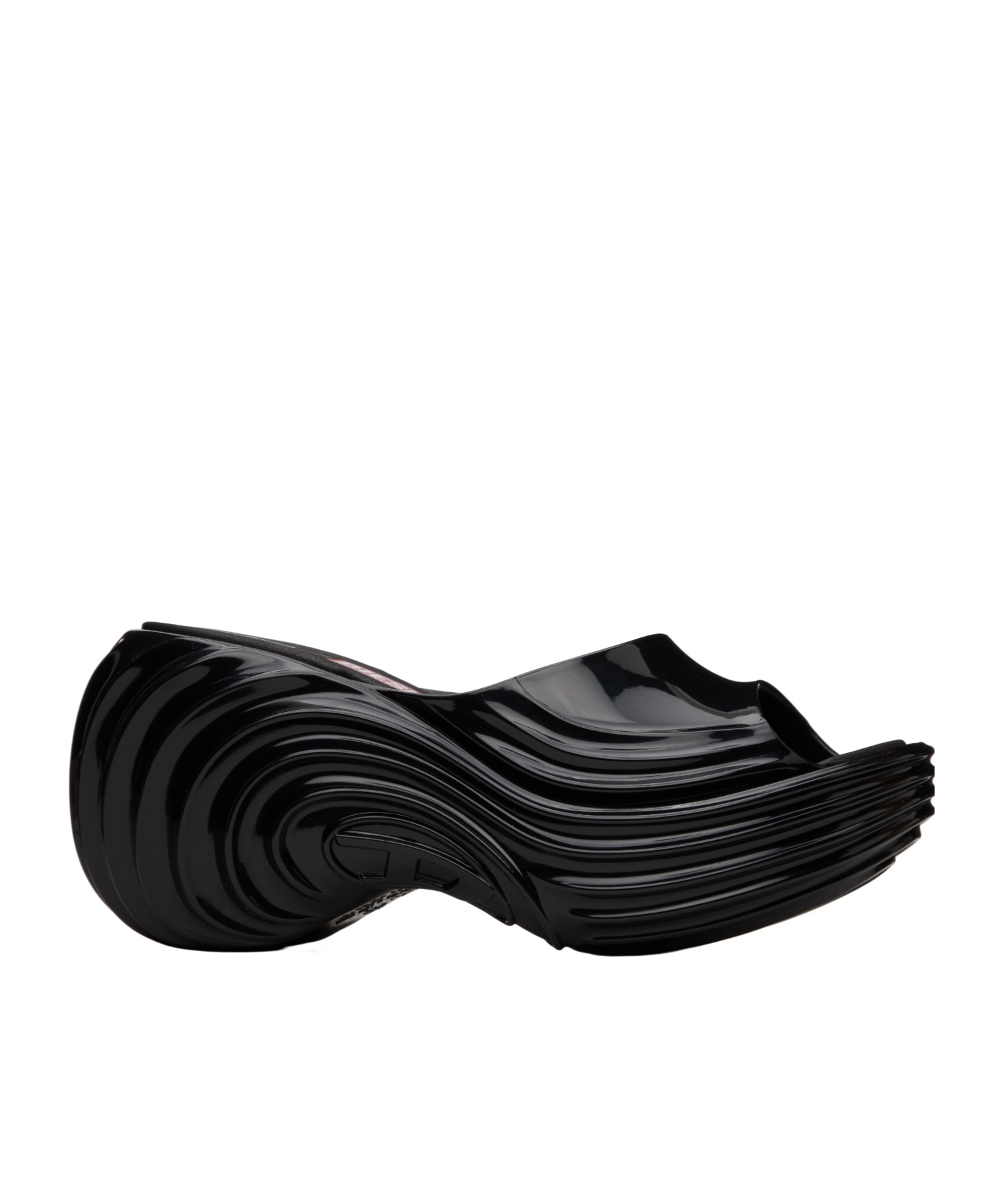 Diesel Black Melissa Edition Quantum Platform Heeled Sandals In Black