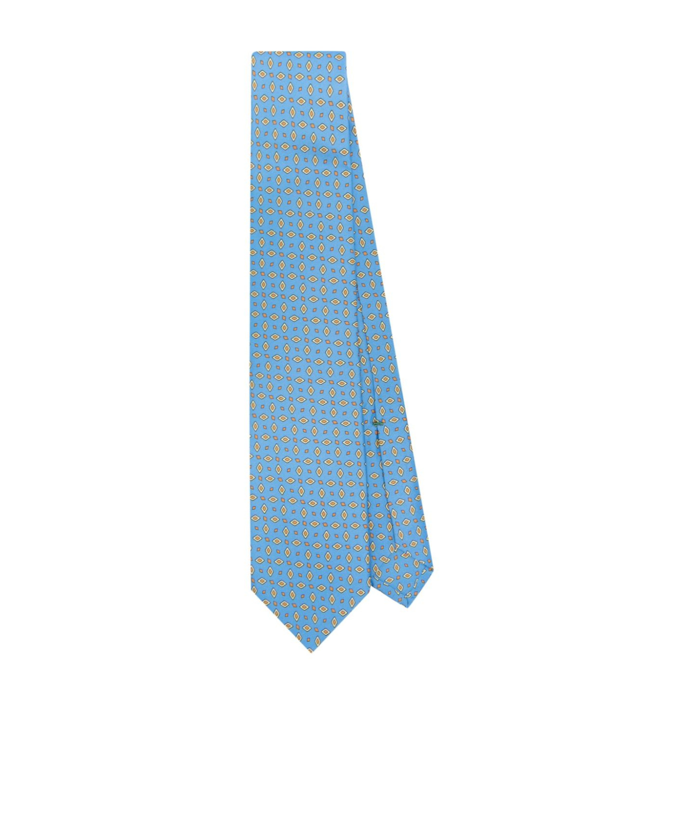 Borrelli Geometric-print Tie In Blue