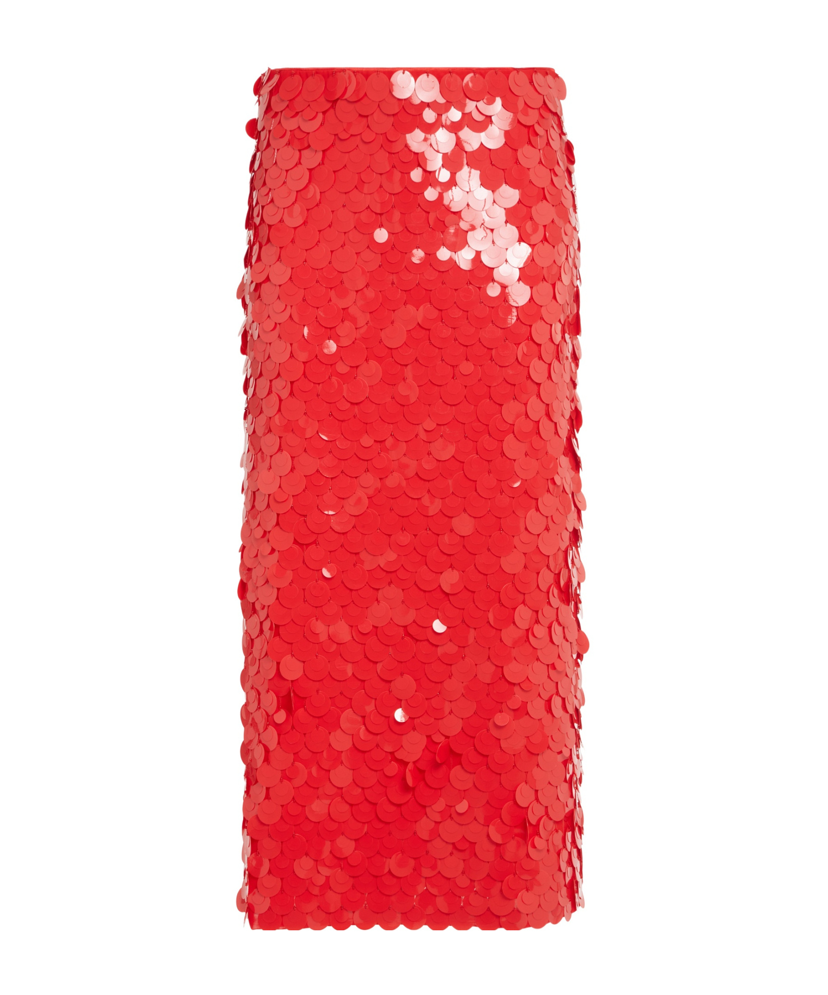 Alice And Olivia Zippered Skirt In Red