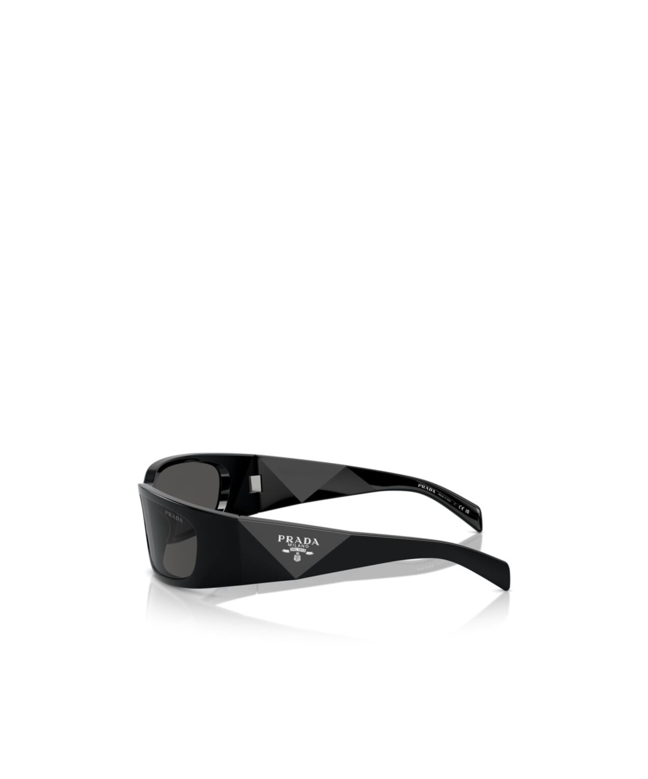 Prada Eyewear Butterfly Frame Sunglasses In Black