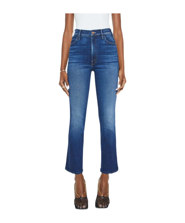 Mother Jeans Slim The Hustler Ankle In Black