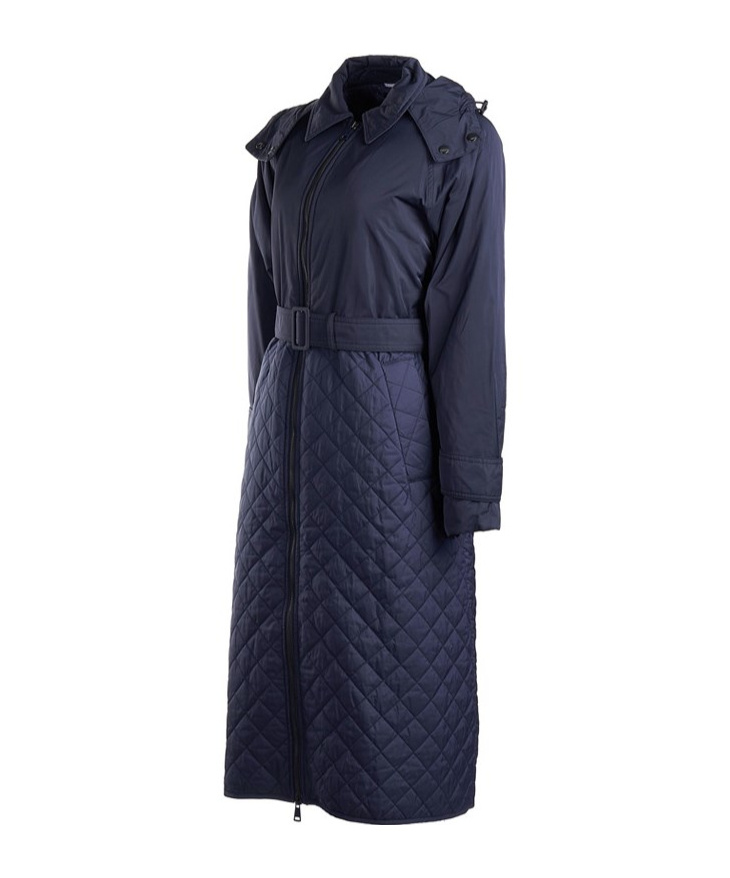 Weekend Max Mara Long-sleeved Coat In Black
