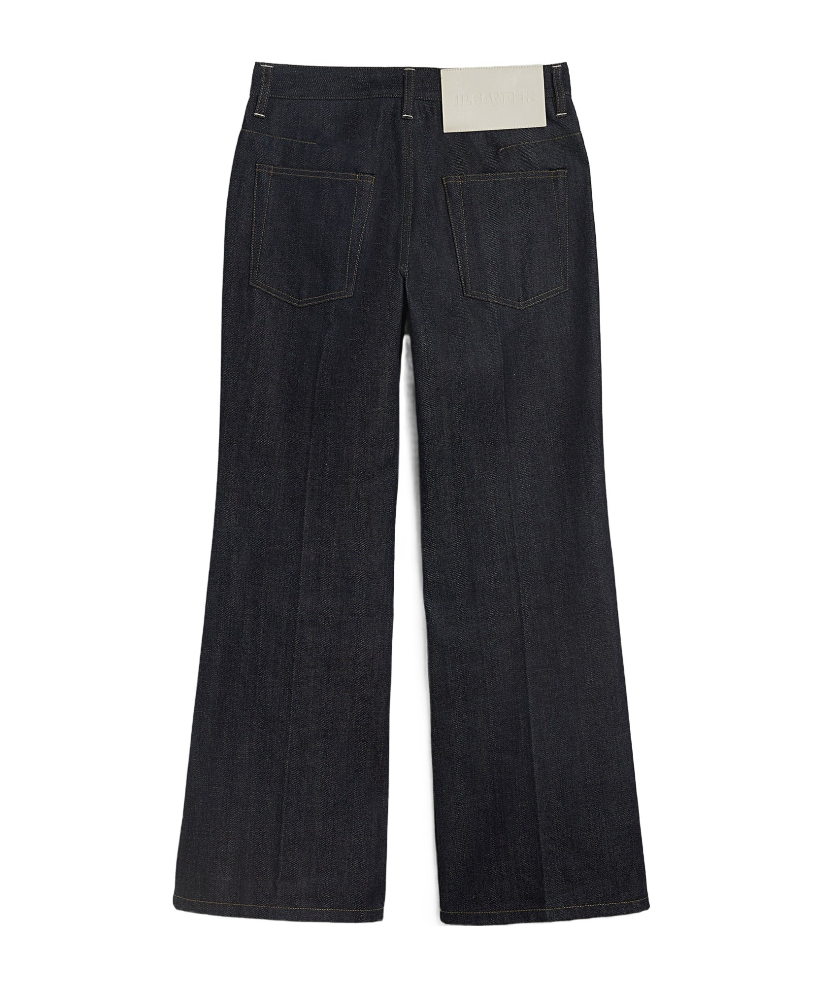 Shop Jil Sander Flared Jeans In Black
