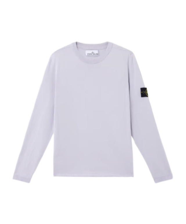 Stone Island Compass-motif Jersey-fleece Sweatshirt In White