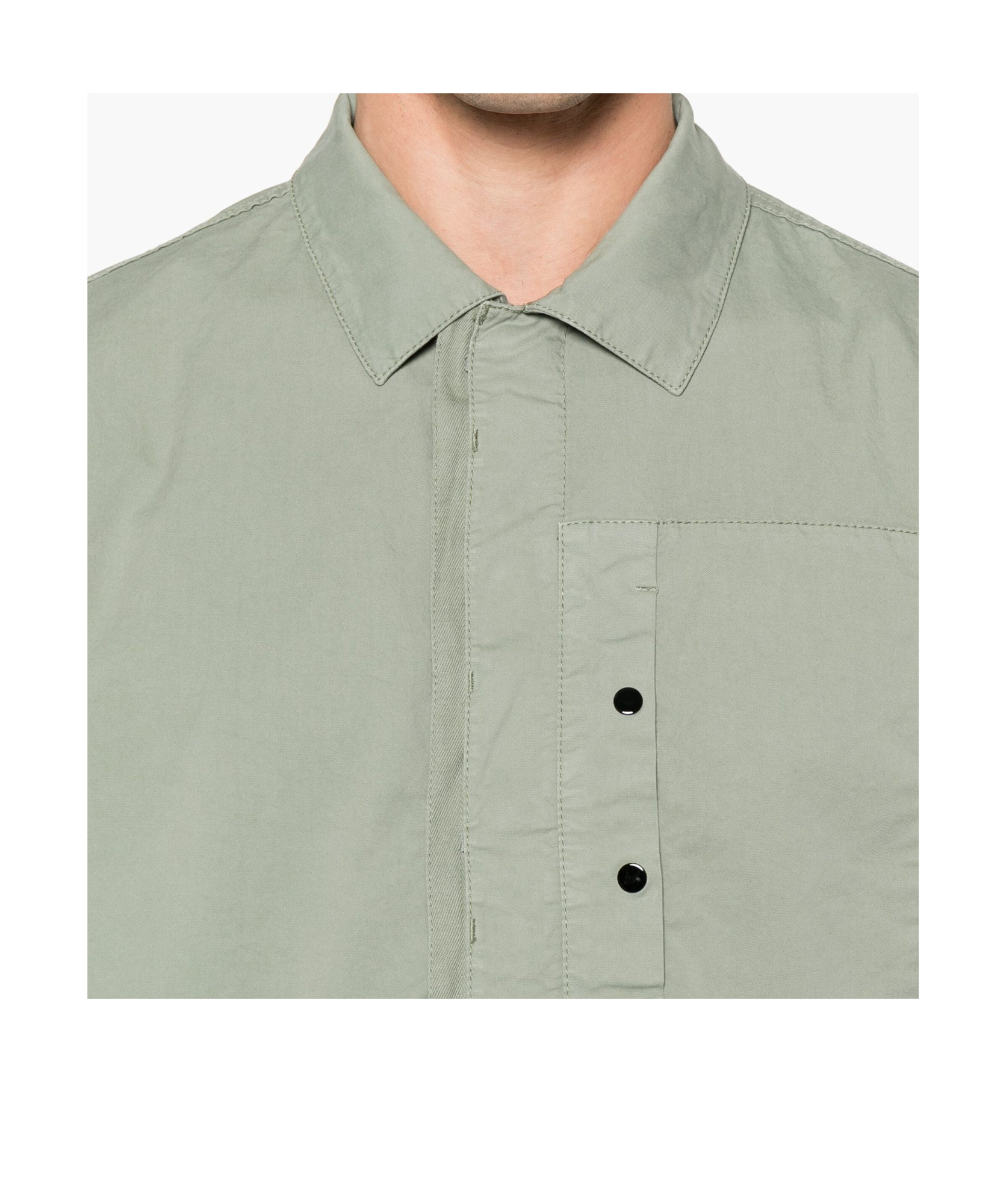 Stone Island Compass-badge Jacket In Green