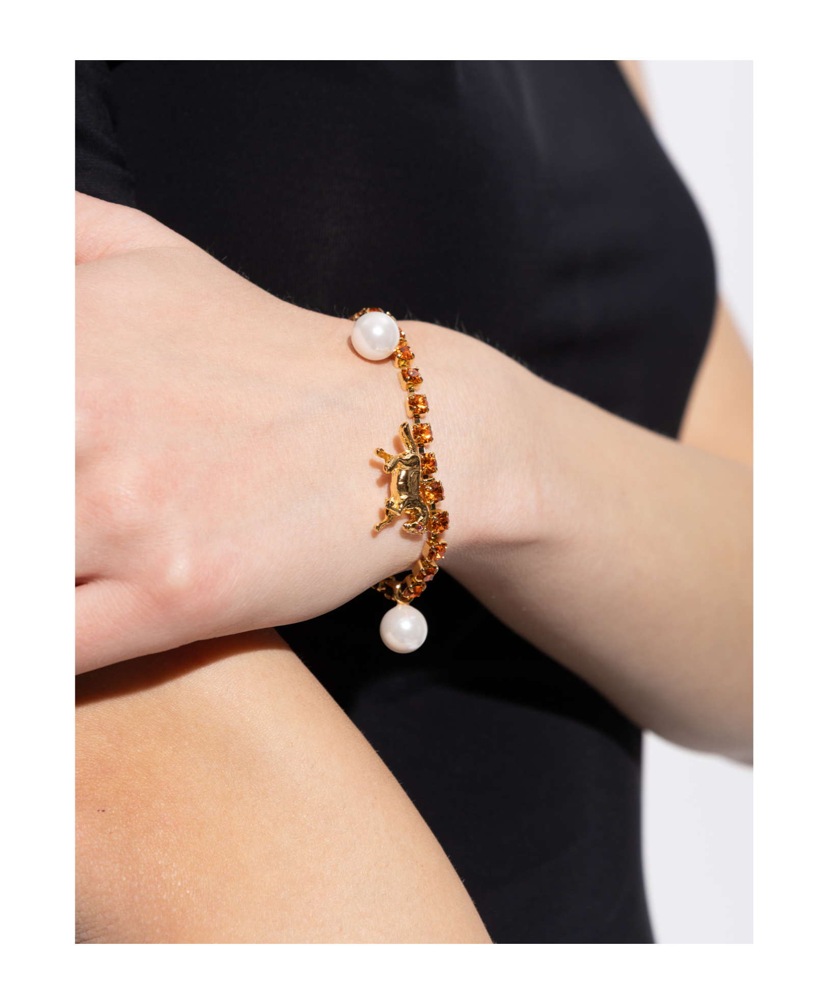 Marni Embellished Charm Bracelet In Multi