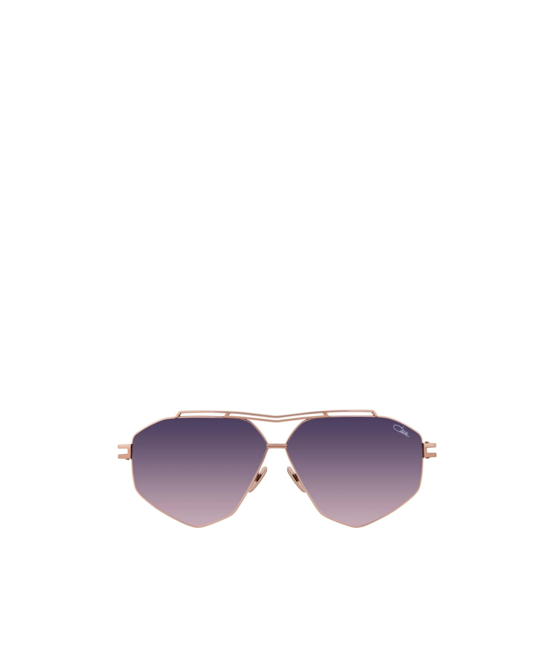 Cazal Geometric Sunglasses In Gold