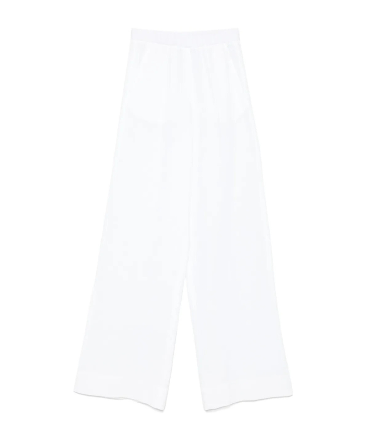 Antonelli Elastic Waist Casual Pants In White