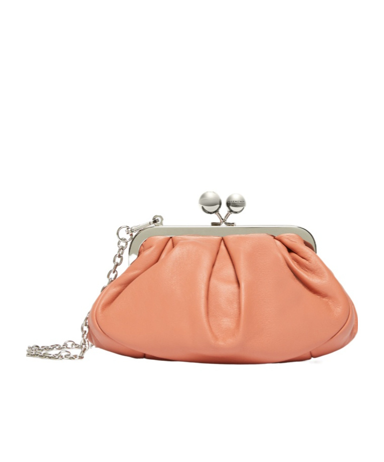 Weekend Max Mara Small Snap Shoulder Bag In Pink