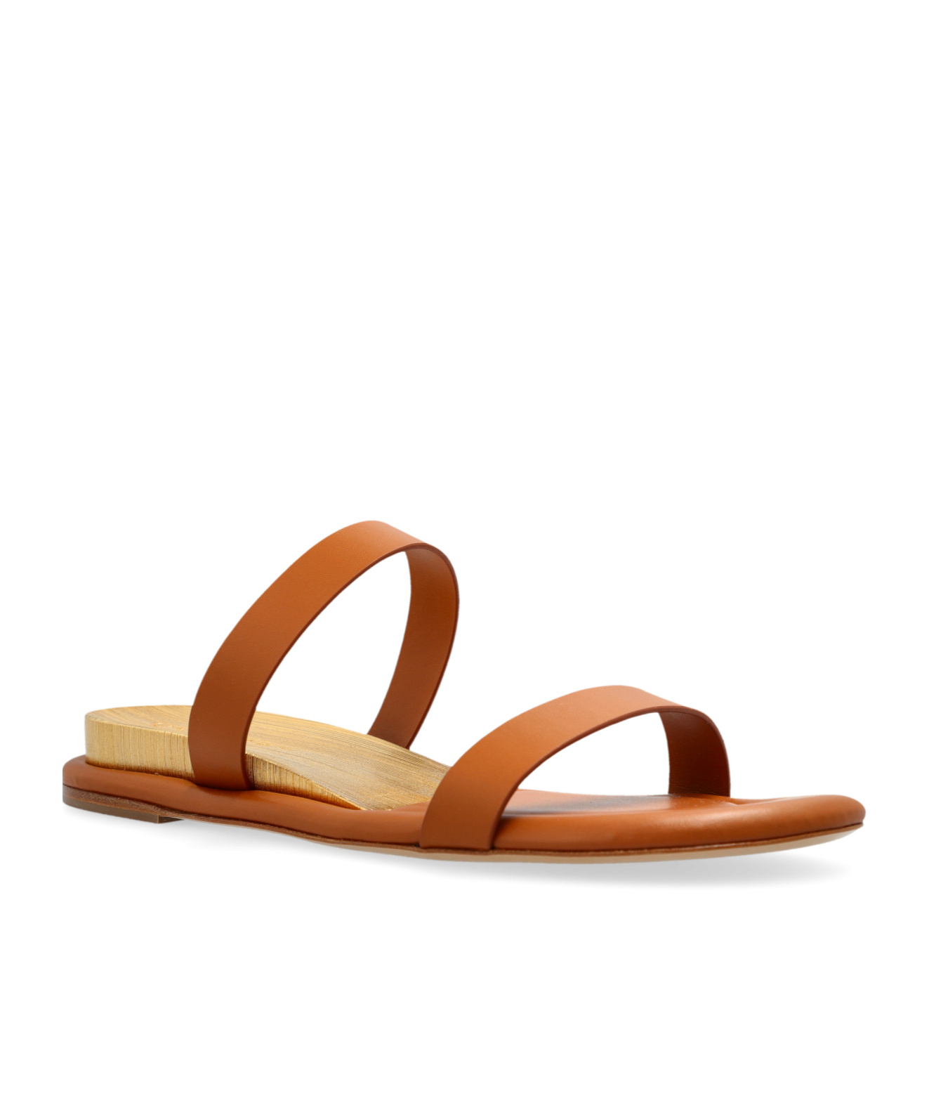Casadei Leather Slippers In Brown