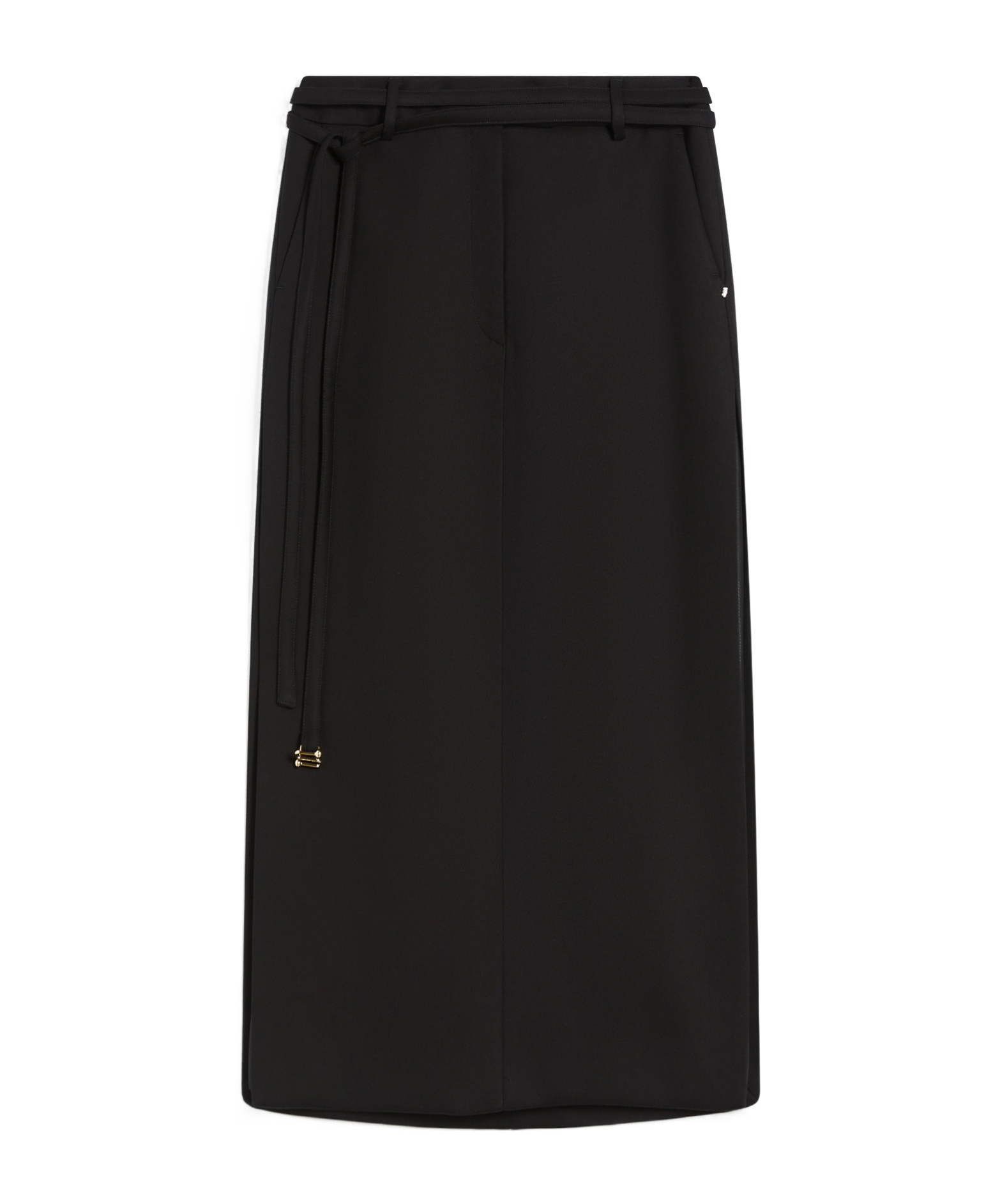 Sportmax Belt-loop Skirt In Black