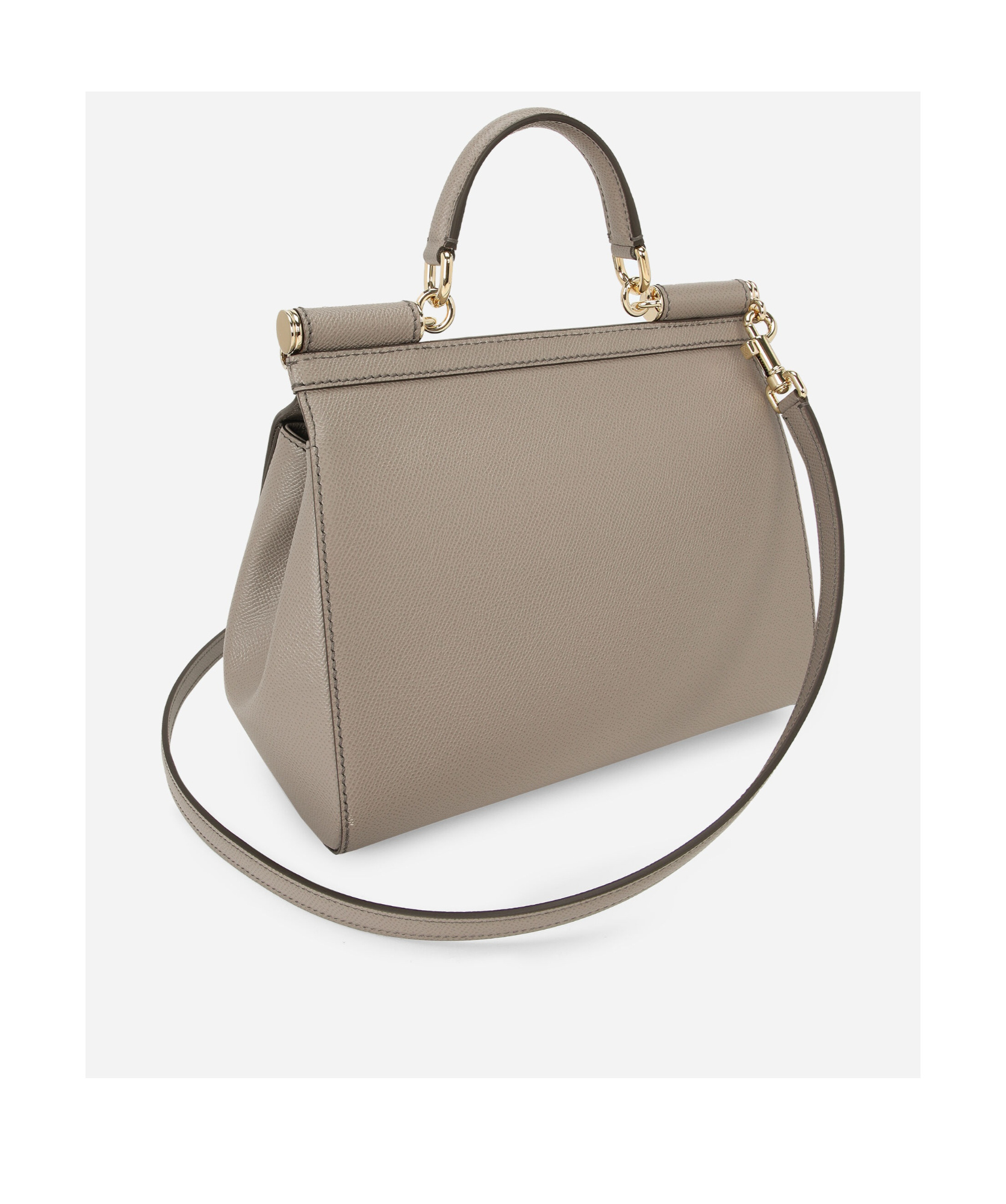Dolce & Gabbana Flip Shoulder Bag In Nude