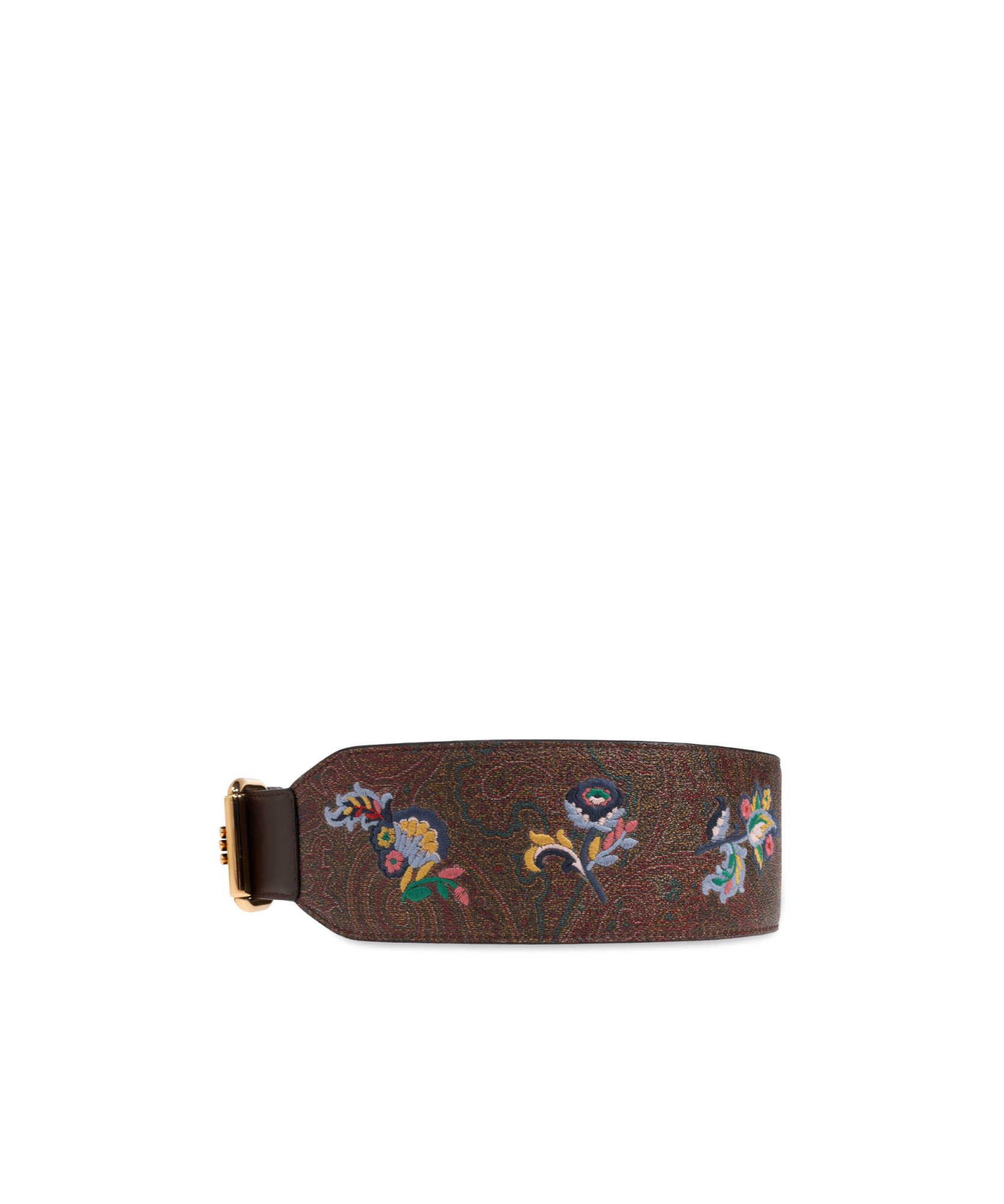 Etro Pattern Belt In Black