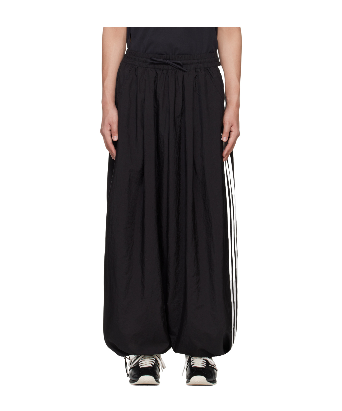 Y-3 LOGO-PRINT TRACK PANTS