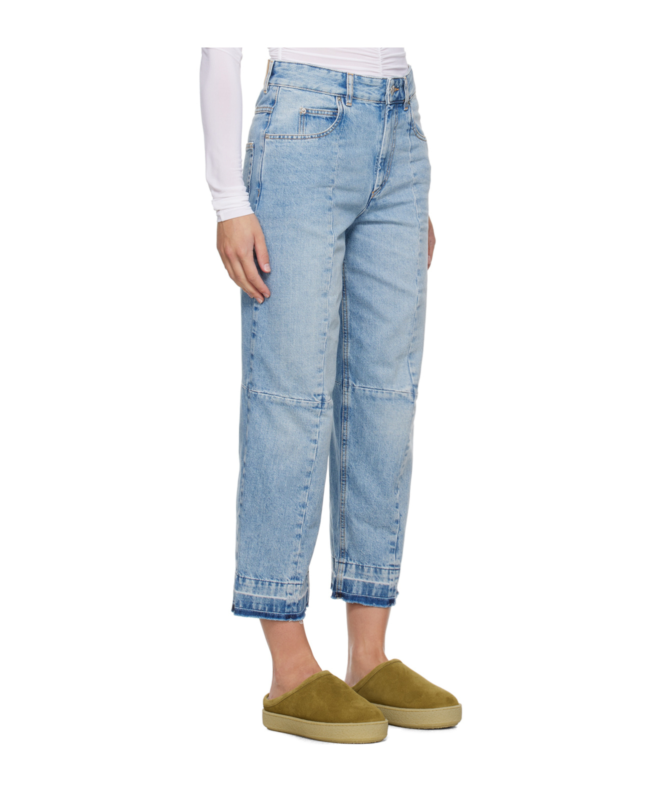 Isabel Marant Blue Norela Jeans In Blue