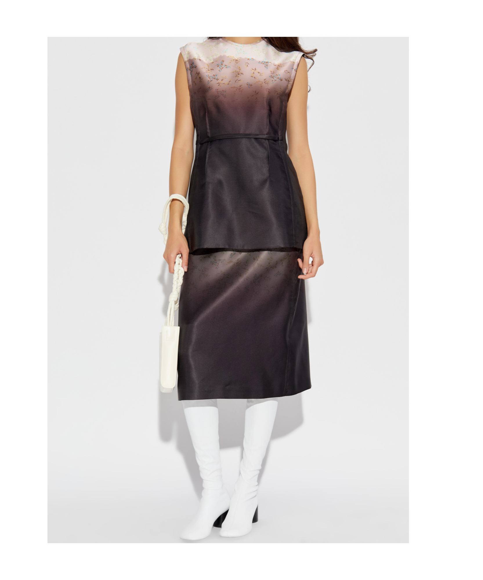 Jil Sander Sleeveless Top In Brown
