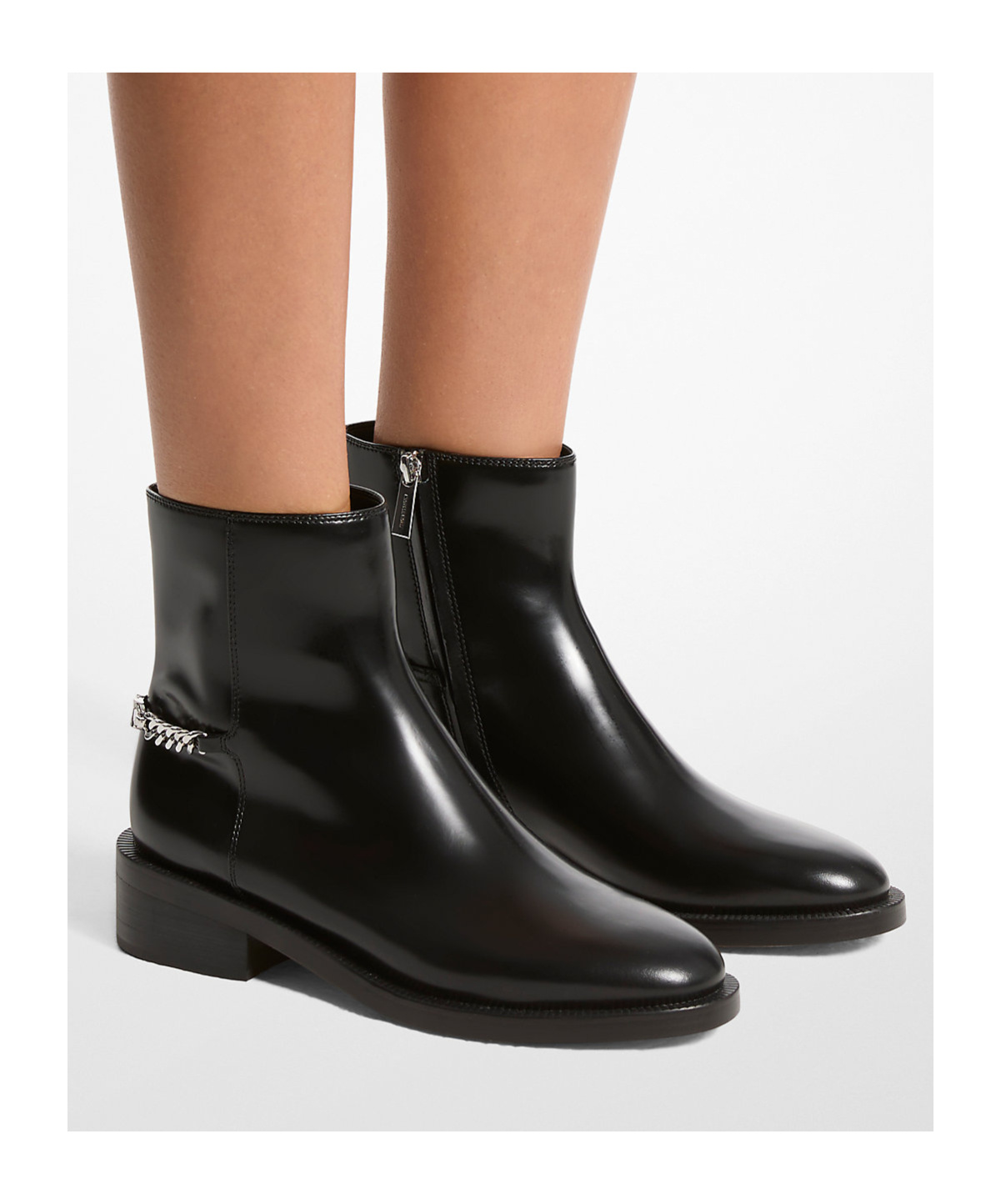Michael Michael Kors Round-head Short Boots In Black