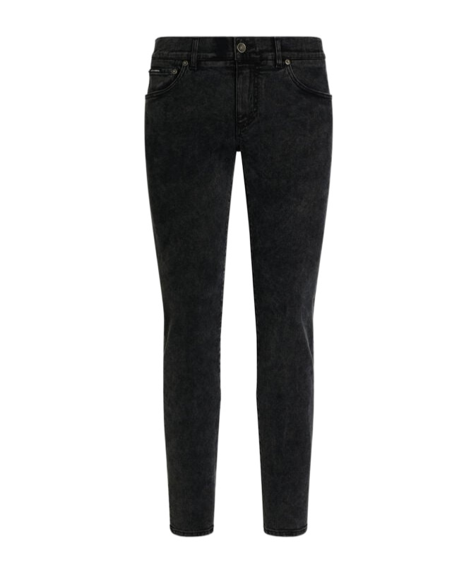 DOLCE & GABBANA DOLCE  GABBANA LOGO TAG SKINNY JEANS