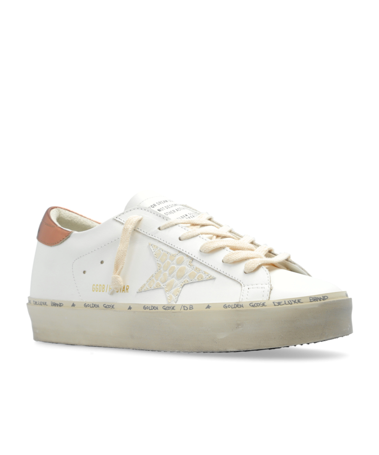 Golden Goose Superstar Leather Sneaker In White