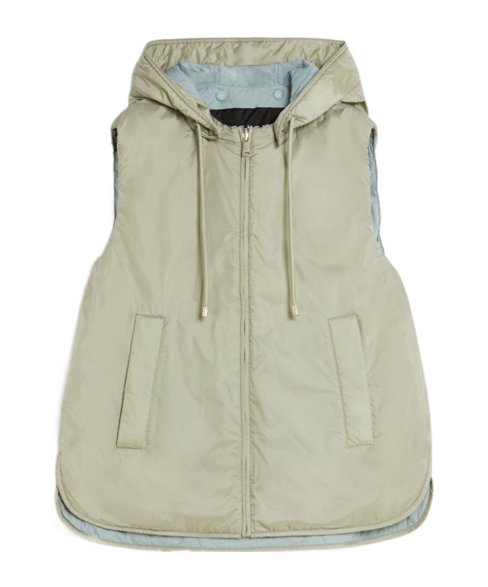 Weekend Max Mara Double-sided Vest In Gray