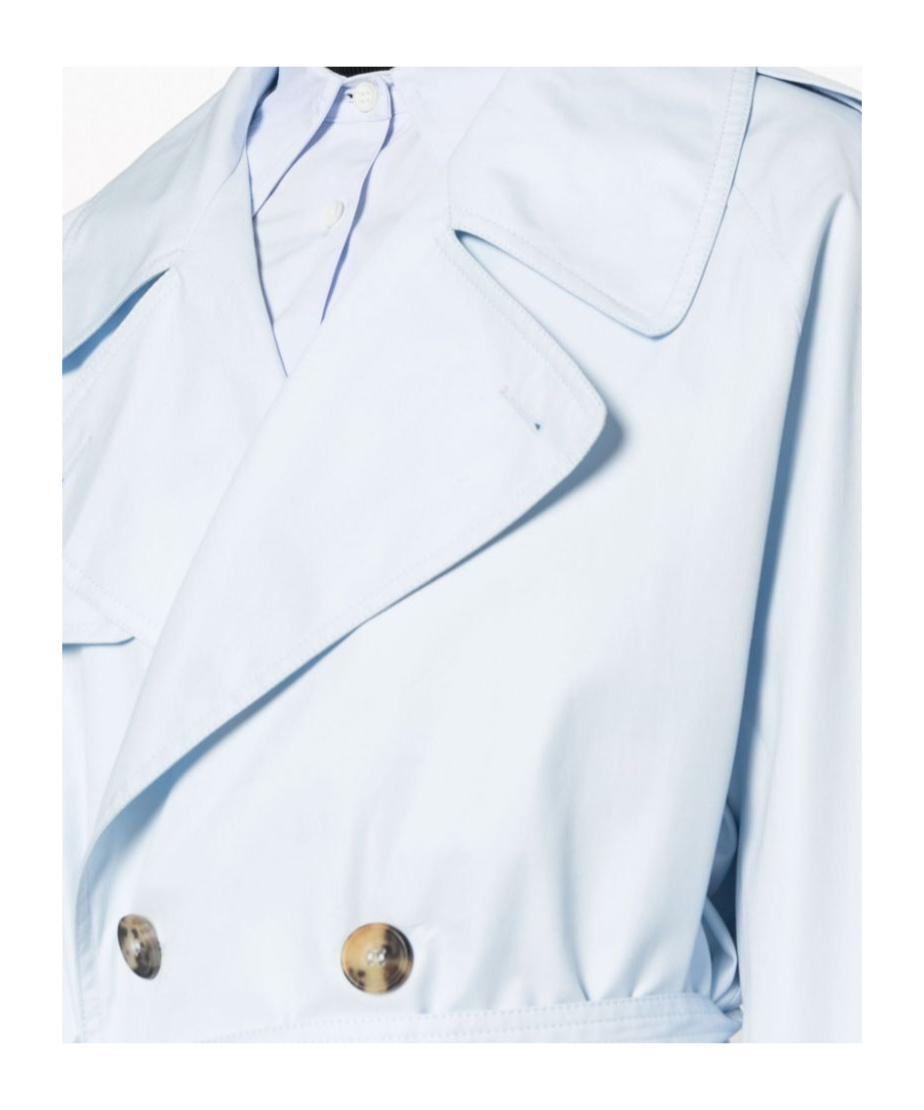 Shop Wardrobe.nyc Double-breasted Cotton Trench Coat