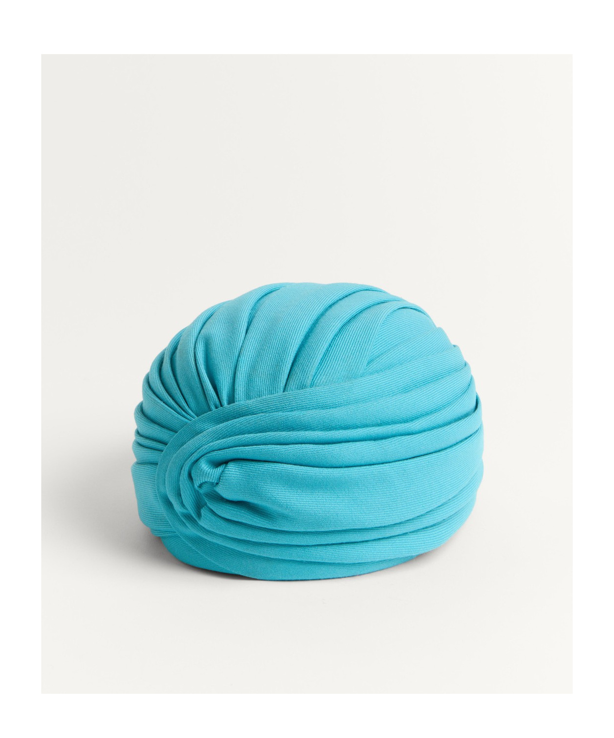 Shop Valentino Rigid Wool Turban In Green