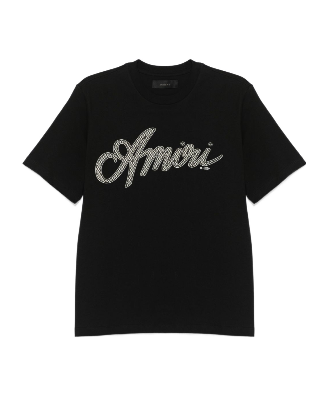 Amiri Script Logo Graphic T-shirt In Black