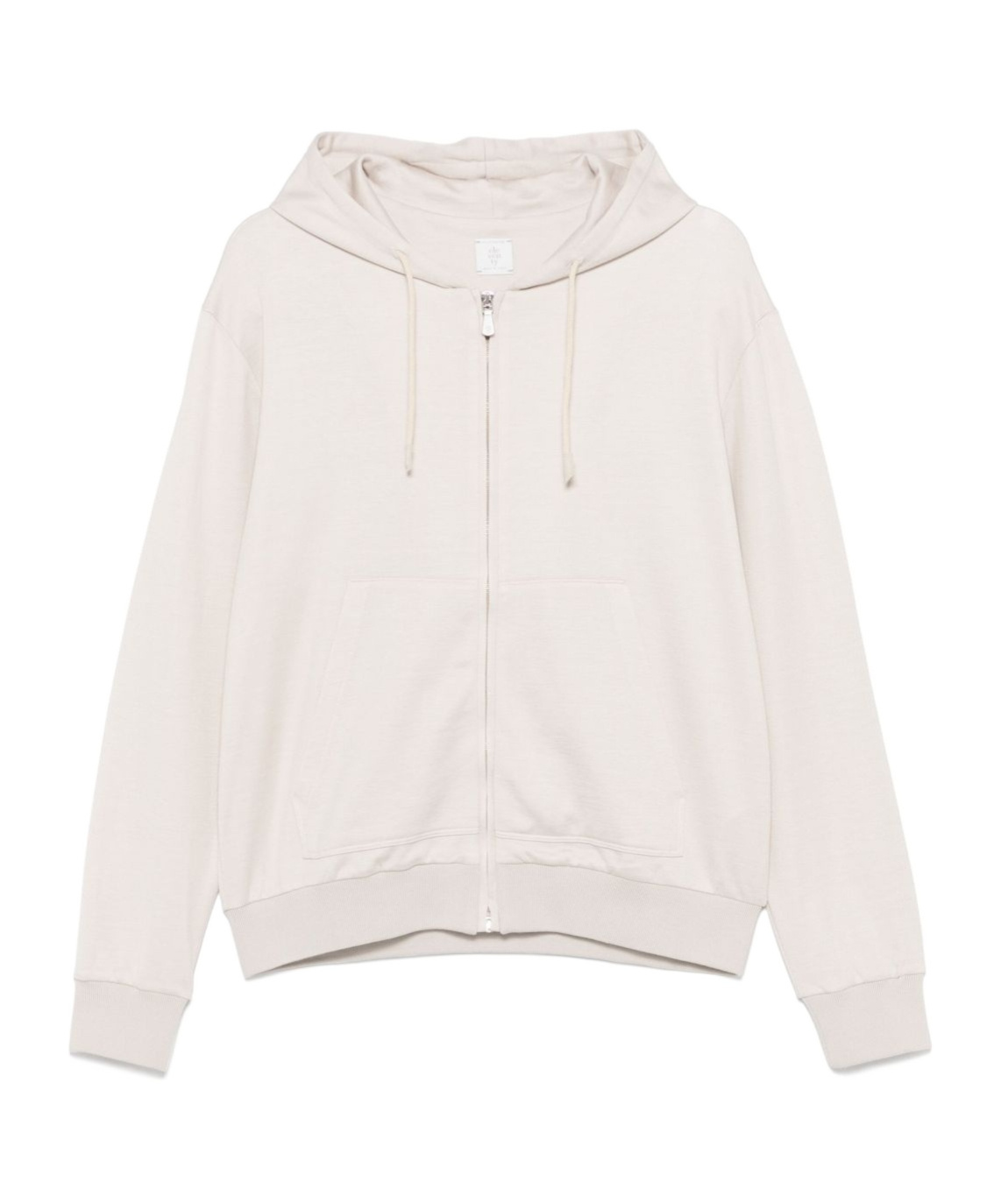 Eleventy Long-sleeved Hooded Sweatshirt In Gold