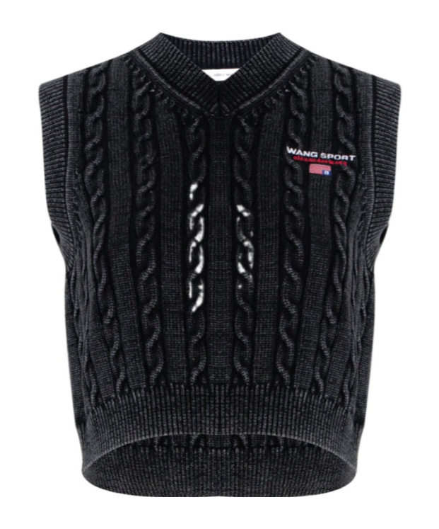 ALEXANDER WANG T CABLE-KNIT VEST