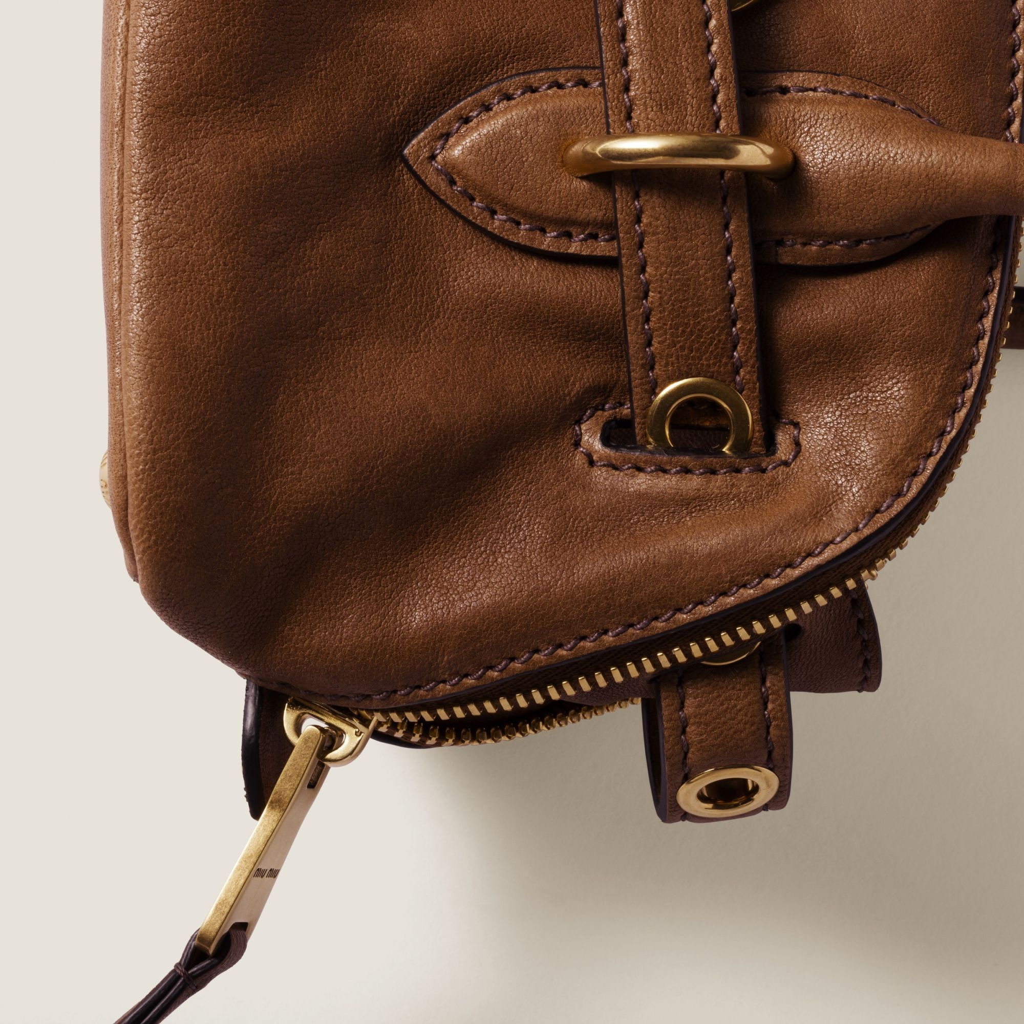 Miu Miu Aventure Nappa Leather Top-handle Bag