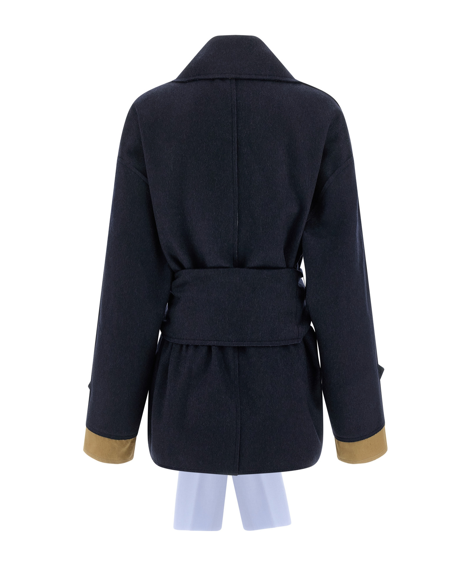 Jejia Long-sleeved Coat In Blue