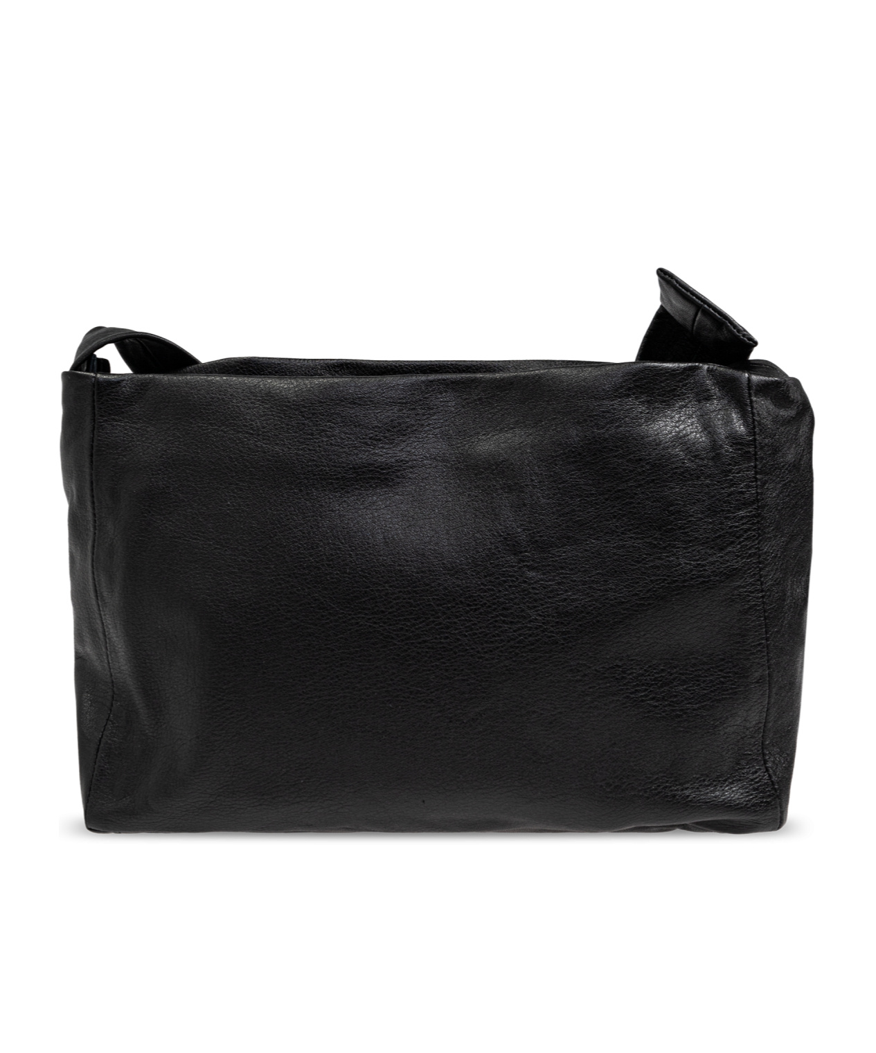 Yohji Yamamoto Asymmetric Shoulder Bag In Black