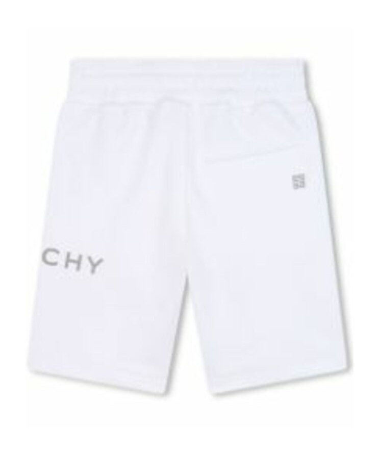 GIVENCHY GIVENCHY KIDS LOGO-PRINT FLEECE DRAWSTRING SHORTS