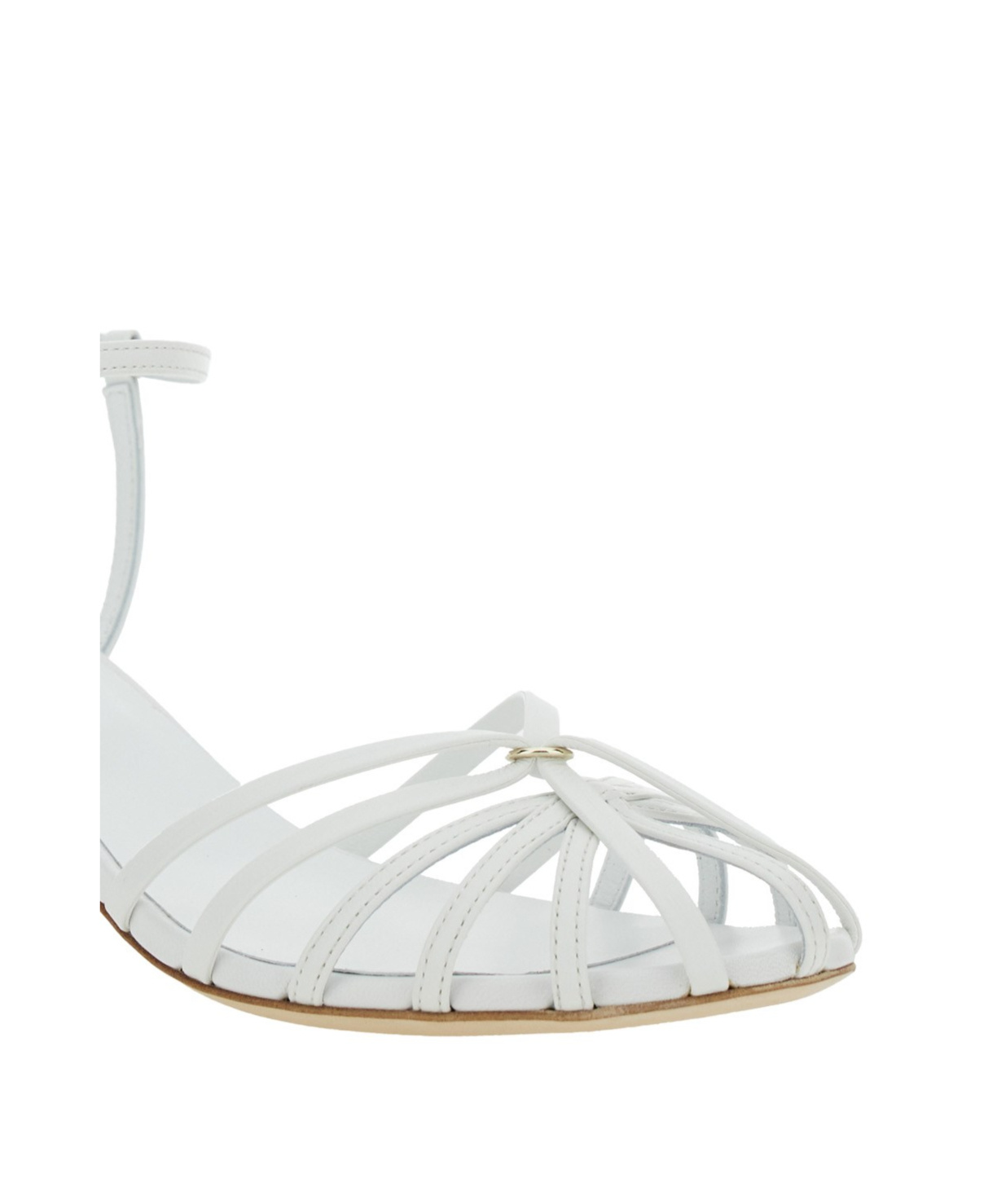 SEMICOUTURE CAGE DESIGN HIGH-HEELED SANDALS