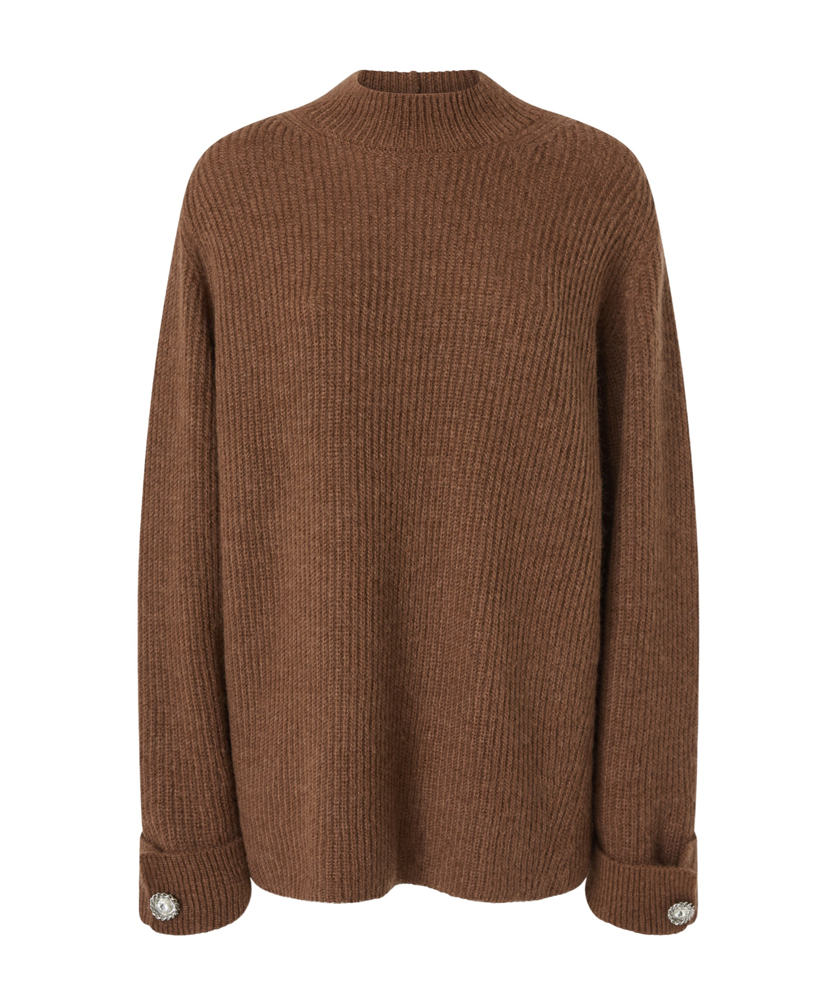 Pinko Turtleneck Sweater In Brown