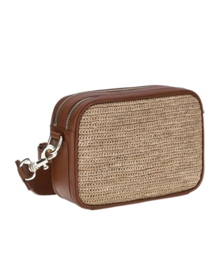 Ibeliv Alefa Raffia-design Crossbody Bag