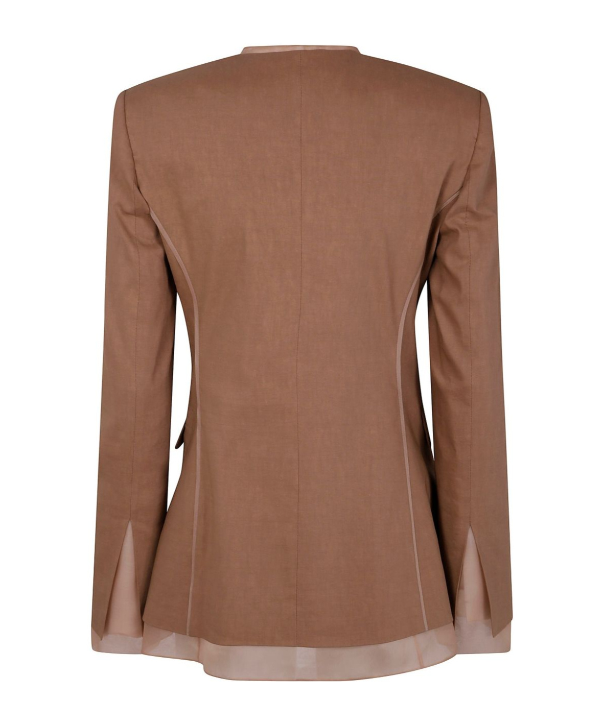 Shop Pinko Single-breasted Blazer In Brown