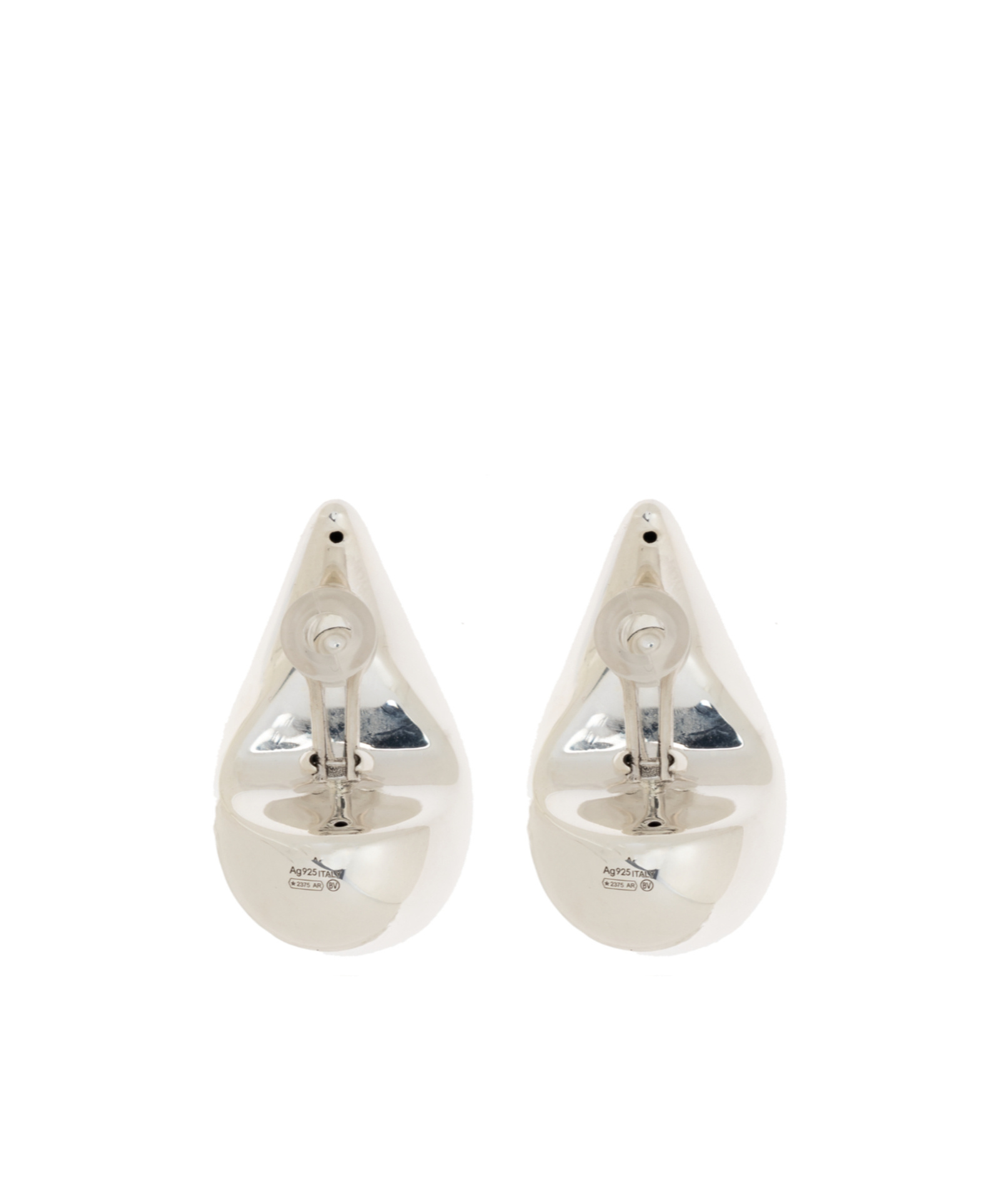 Bottega Veneta Droplet Earrings In White